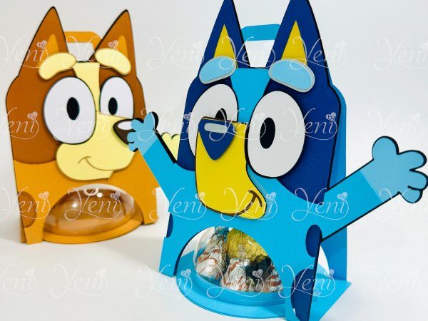 Pack Bluey and Bingo candy holder – For 8cm / 3.15” Sphere – Digital Files - Image 5