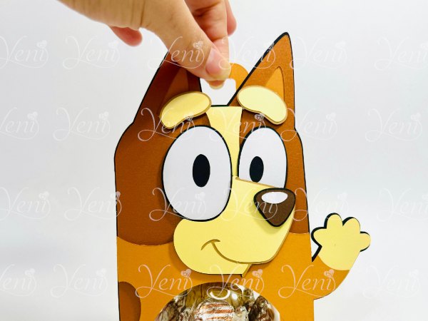 Pack Bluey and Bingo candy holder – For 8cm / 3.15” Sphere – Digital Files - Image 6