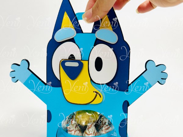 Pack Bluey and Bingo candy holder – For 8cm / 3.15” Sphere – Digital Files - Image 7