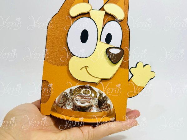 Pack Bluey and Bingo candy holder – For 8cm / 3.15” Sphere – Digital Files - Image 9