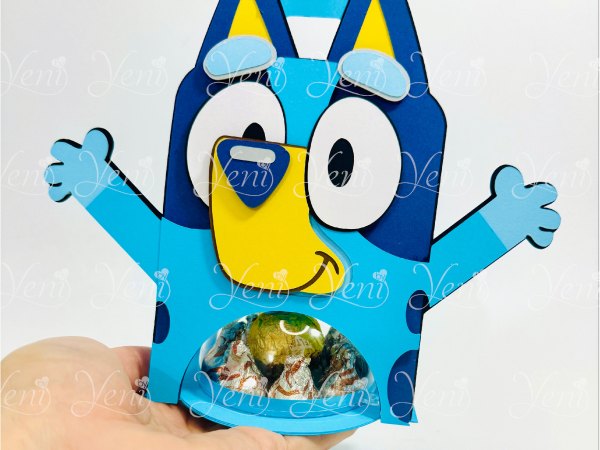 Pack Bluey and Bingo candy holder – For 8cm / 3.15” Sphere – Digital Files - Image 10