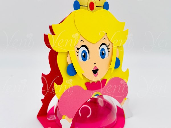 Peach candy holder - For 8cm / 3.15” Sphere - digital file - SVG and Studio - Image 2
