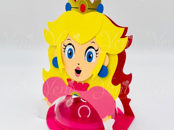 Peach candy holder - For 8cm / 3.15” Sphere - digital file - SVG and Studio - Image 3