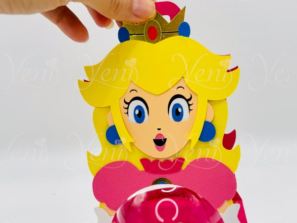 Peach candy holder - For 8cm / 3.15” Sphere - digital file - SVG and Studio - Image 4