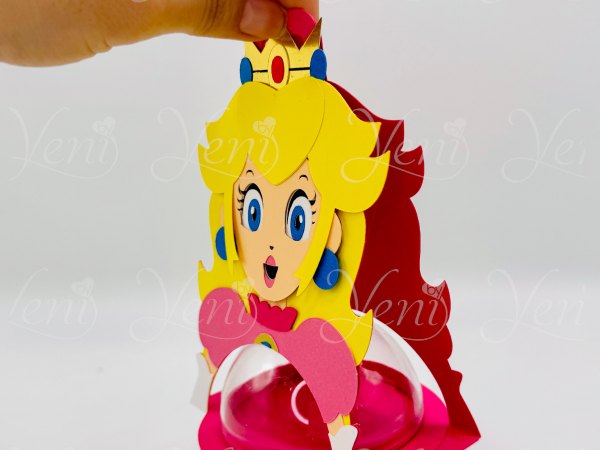 Peach candy holder - For 8cm / 3.15” Sphere - digital file - SVG and Studio - Image 6