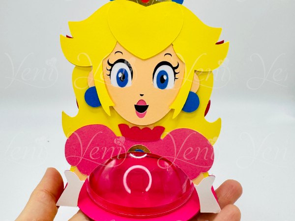 Peach candy holder - For 8cm / 3.15” Sphere - digital file - SVG and Studio - Image 7