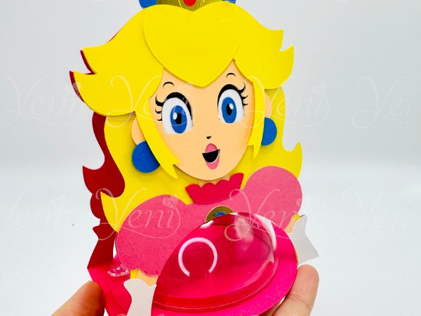 Peach candy holder - For 8cm / 3.15” Sphere - digital file - SVG and Studio - Image 8