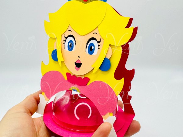 Peach candy holder - For 8cm / 3.15” Sphere - digital file - SVG and Studio - Image 9