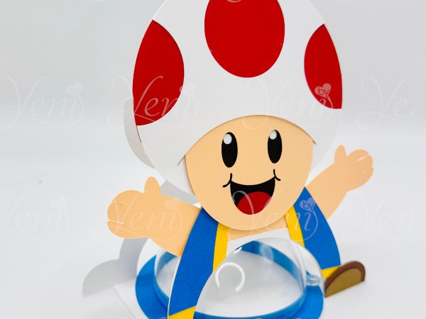 Toad candy holder - For 8cm / 3.15” Sphere - digital file - SVG and Studio - Image 2