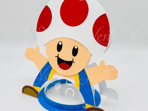 Toad candy holder - For 8cm / 3.15” Sphere - digital file - SVG and Studio - Image 3