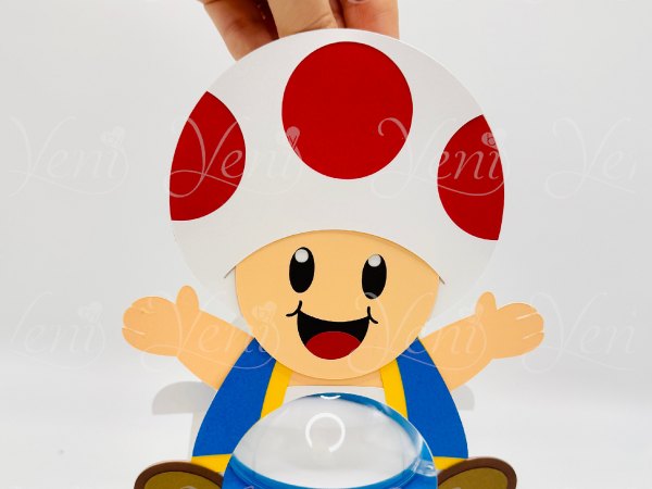 Toad candy holder - For 8cm / 3.15” Sphere - digital file - SVG and Studio - Image 4