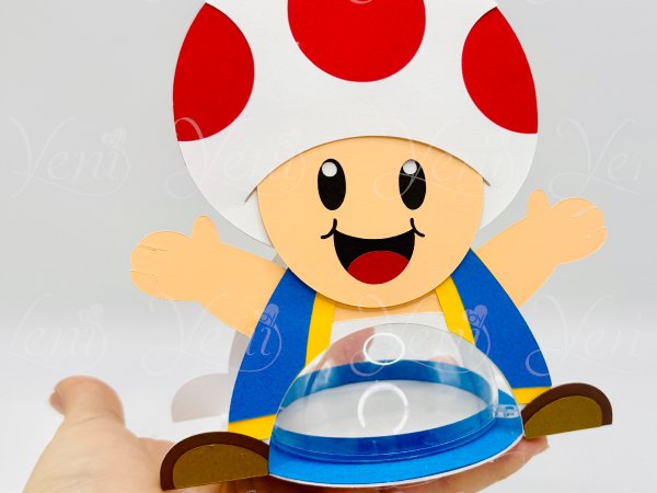 Toad candy holder - For 8cm / 3.15” Sphere - digital file - SVG and Studio - Image 7
