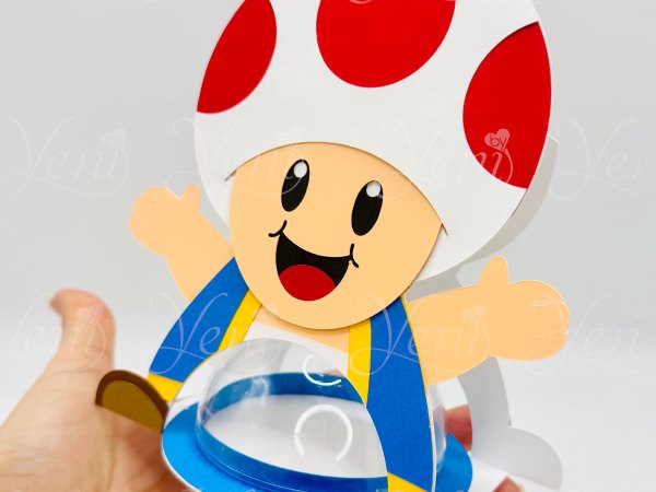 Toad candy holder - For 8cm / 3.15” Sphere - digital file - SVG and Studio - Image 9