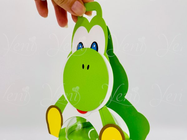 Yoshi candy holder - For 8cm / 3.15” Sphere - digital file - SVG and Studio - Image 6