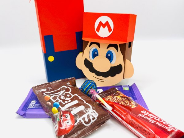 Mario Bros Treat Box  - Digital File - Studio and Svg - Image 3