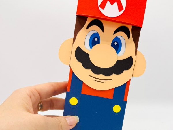 Mario Bros Treat Box  - Digital File - Studio and Svg - Image 5