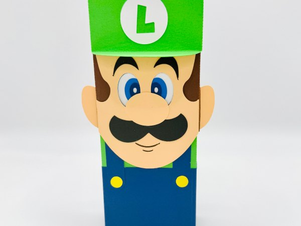 Luigi Bros Treat Box  - Digital File - Studio and Svg - Image 2