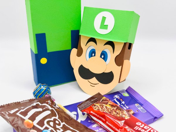 Luigi Bros Treat Box  - Digital File - Studio and Svg - Image 3