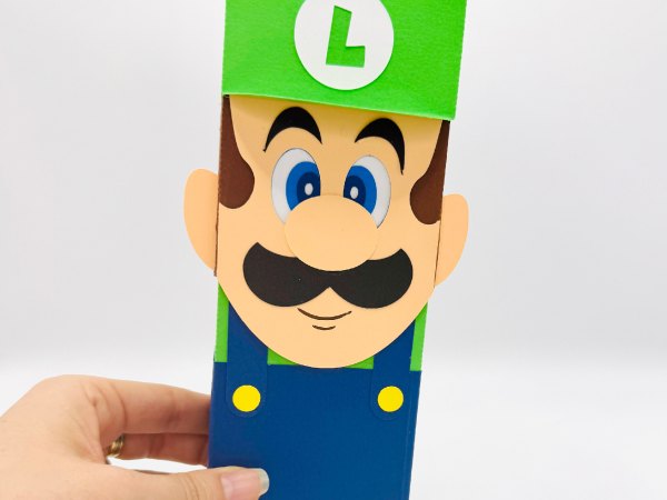 Luigi Bros Treat Box  - Digital File - Studio and Svg - Image 5
