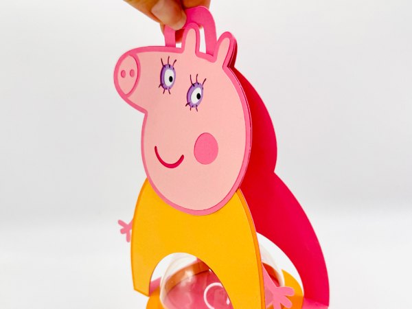 Mommy Pig candy holder - For 8cm / 3.15” Sphere - SVG and Studio files - Image 6