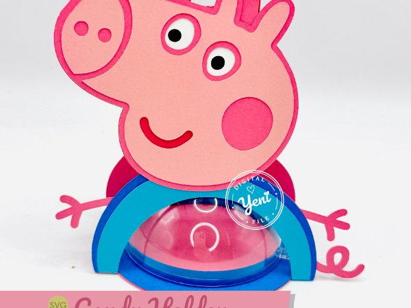 George candy holder - For 8cm / 3.15” Sphere - SVG and Studio files - Image 1