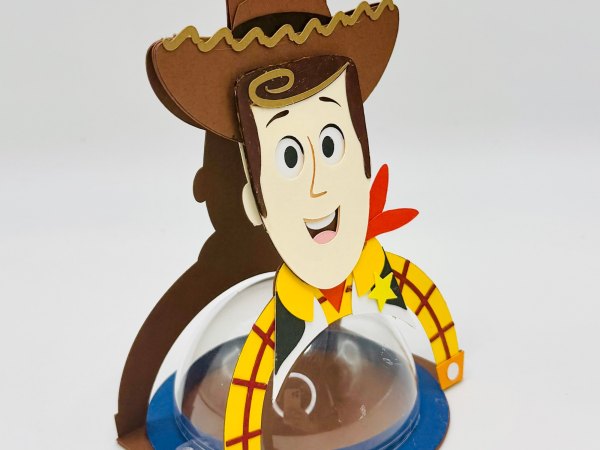 Woody Toy Story candy holder - For 8cm / 3.15” Sphere - SVG and Studio files - Image 2