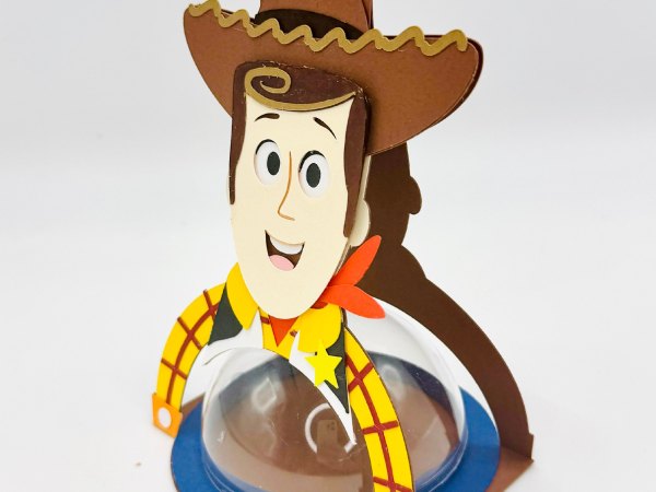Woody Toy Story candy holder - For 8cm / 3.15” Sphere - SVG and Studio files - Image 3