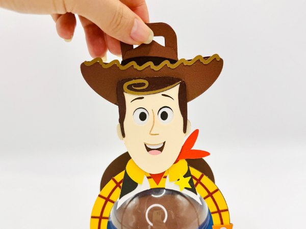 Woody Toy Story candy holder - For 8cm / 3.15” Sphere - SVG and Studio files - Image 4