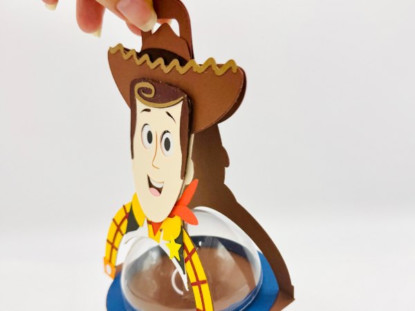 Woody Toy Story candy holder - For 8cm / 3.15” Sphere - SVG and Studio files - Image 6