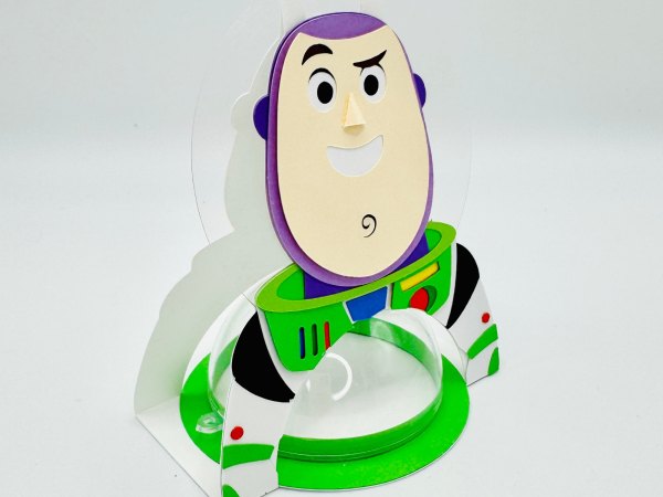 Buzz Lightyear Toy Story candy holder - For 8cm / 3.15” Sphere - SVG and Studio files - Image 2