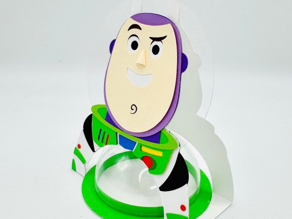 Buzz Lightyear Toy Story candy holder - For 8cm / 3.15” Sphere - SVG and Studio files - Image 3
