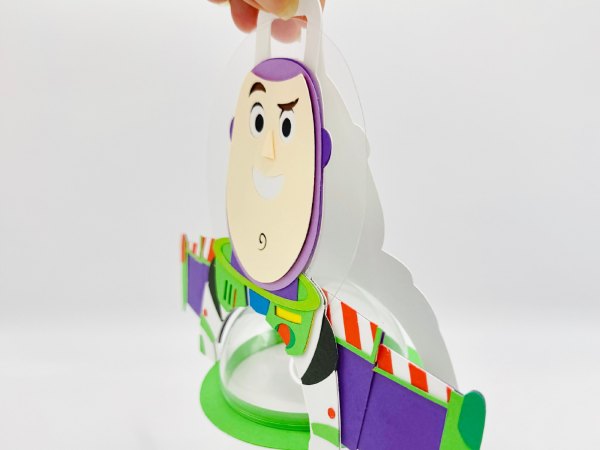 Buzz Lightyear Toy Story candy holder - For 8cm / 3.15” Sphere - SVG and Studio files - Image 6