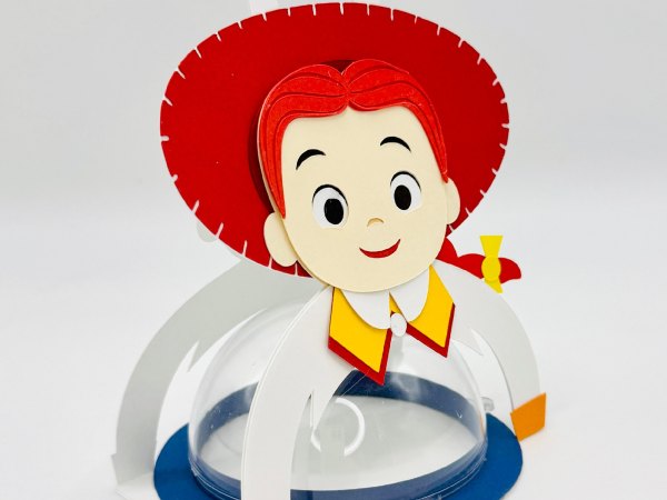 Jessie Toy Story candy holder - For 8cm / 3.15” Sphere - SVG and Studio files - Image 2