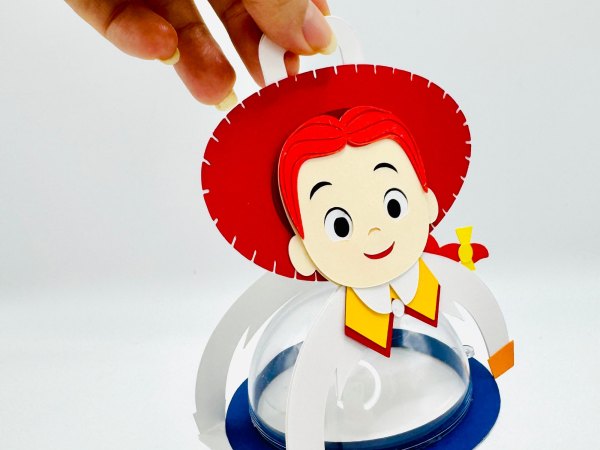 Jessie Toy Story candy holder - For 8cm / 3.15” Sphere - SVG and Studio files - Image 5