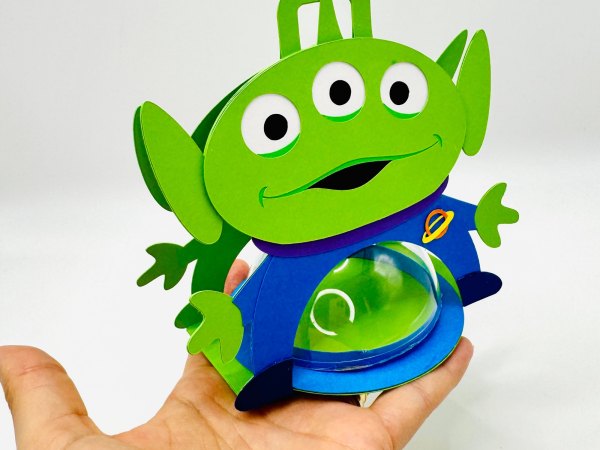 Aliens Toy Story candy holder - For 8cm / 3.15” Sphere - SVG and Studio files - Image 8