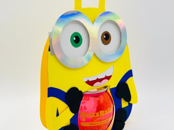 Minions Bob BuzzBallz holder - For 8cm / 3.15” Sphere - SVG and Studio files - Image 2