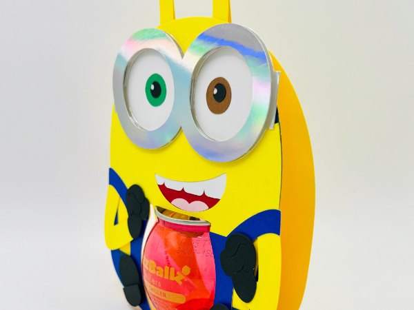 Minions Bob BuzzBallz holder - For 8cm / 3.15” Sphere - SVG and Studio files - Image 3