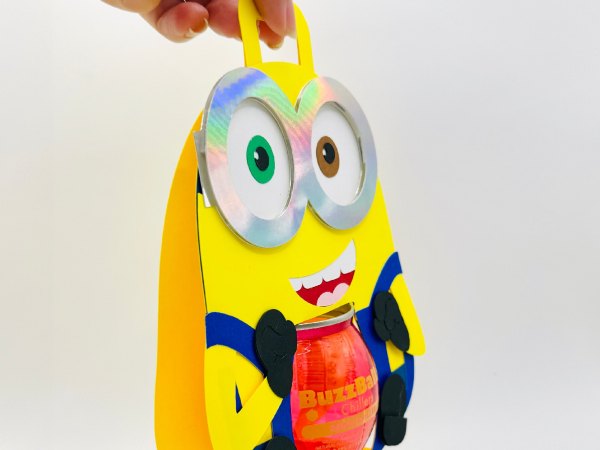 Minions Bob BuzzBallz holder - For 8cm / 3.15” Sphere - SVG and Studio files - Image 5