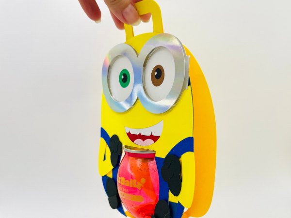 Minions Bob BuzzBallz holder - For 8cm / 3.15” Sphere - SVG and Studio files - Image 6