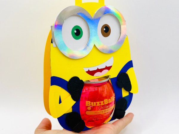 Minions Bob BuzzBallz holder - For 8cm / 3.15” Sphere - SVG and Studio files - Image 8
