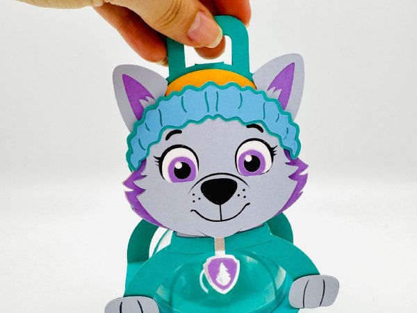 Everest Paw Patrol candy holder - For 8cm / 3.15” Sphere - SVG and Studio files - Image 4