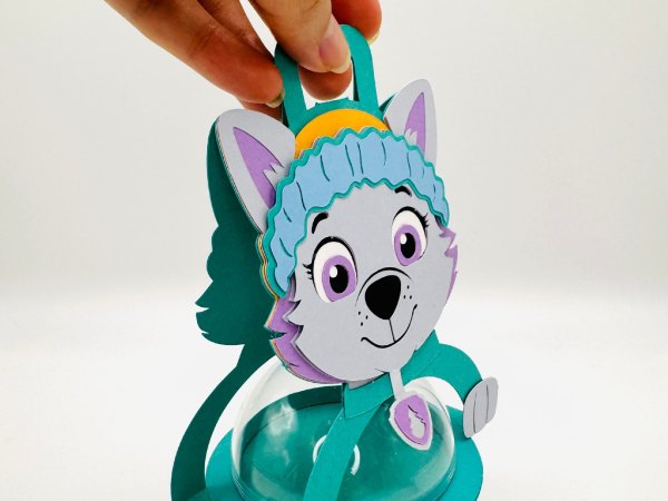 Everest Paw Patrol candy holder - For 8cm / 3.15” Sphere - SVG and Studio files - Image 5