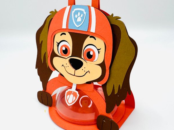 Liberty Paw Patrol candy holder - For 8cm / 3.15” Sphere - SVG and Studio files - Image 3