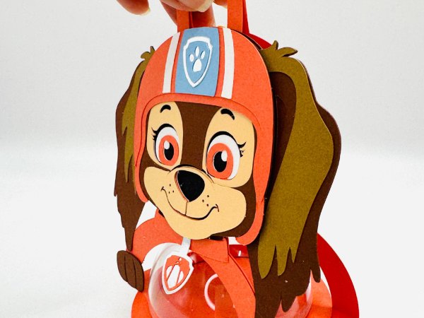 Liberty Paw Patrol candy holder - For 8cm / 3.15” Sphere - SVG and Studio files - Image 6