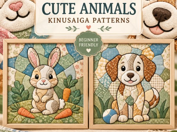 +150 Kinusaiga pattern bundle Whole Shop Kinusaiga coastal fabric Mosaic art diy decor no sew craft gift printable template beginner Foam Craft - Image 3