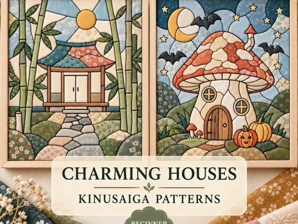 +150 Kinusaiga pattern bundle Whole Shop Kinusaiga coastal fabric Mosaic art diy decor no sew craft gift printable template beginner Foam Craft - Image 4
