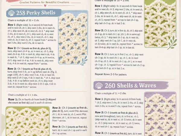 280 Crochet Shell Stitch Patterns – Digital PDF Pattern Collectio - Image 3