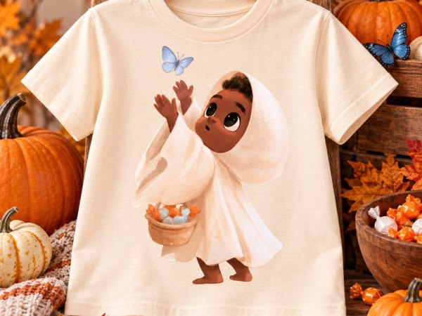 Boo & Blue Wings Black Halloween Clipart Bundle - Image 9